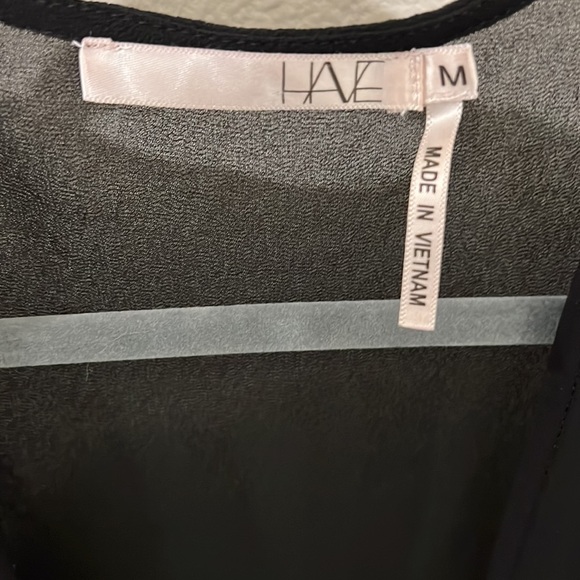 Mesh bikini coverup / summer cover up in black (size M) - Picture 2 of 4